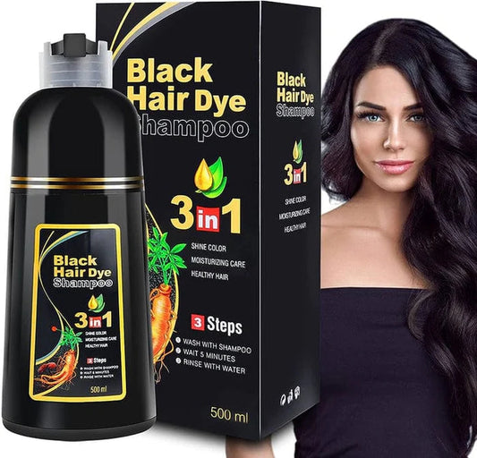 Black Herbal Hair Dye Shampoo Pack of 2