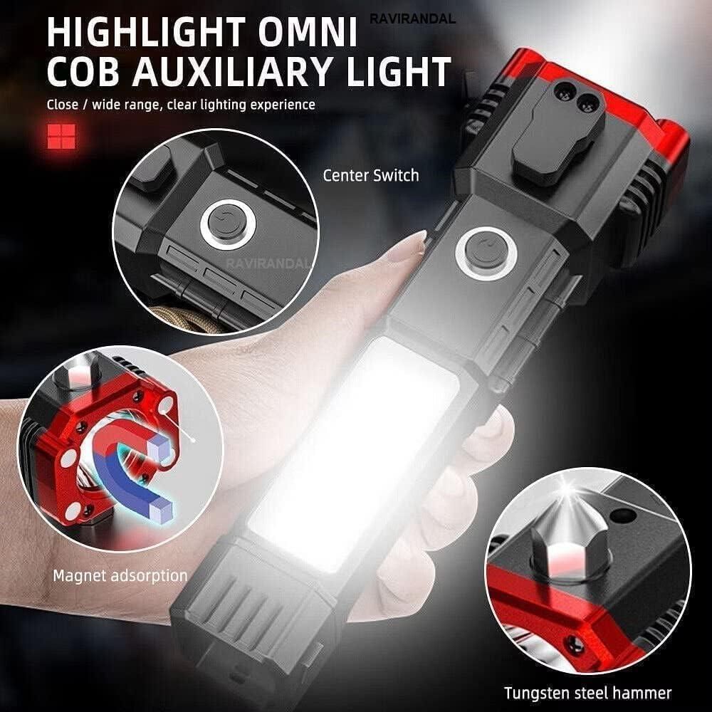 Rechargeable Torch LED Flashlight (D)
