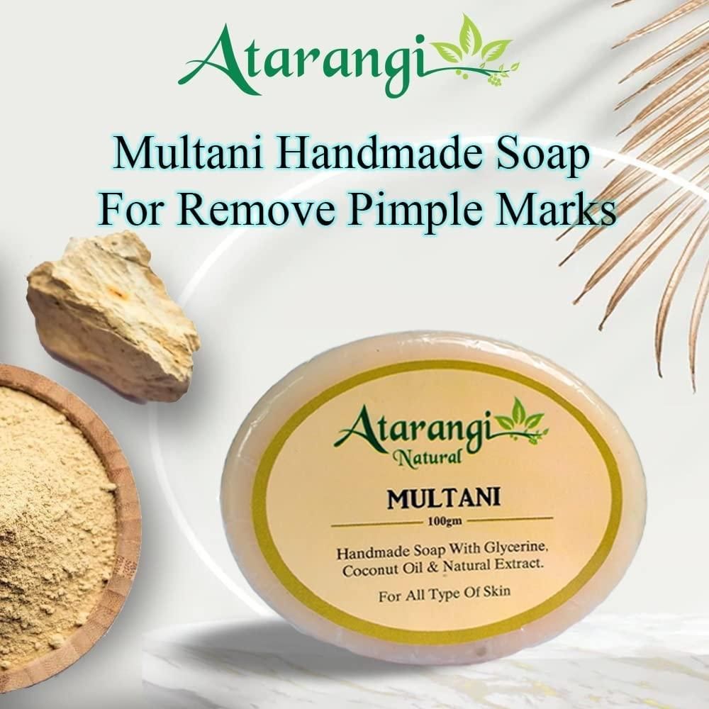 Multani Mitti Soap For Remove Pimple & Marks (Pack Of 4)